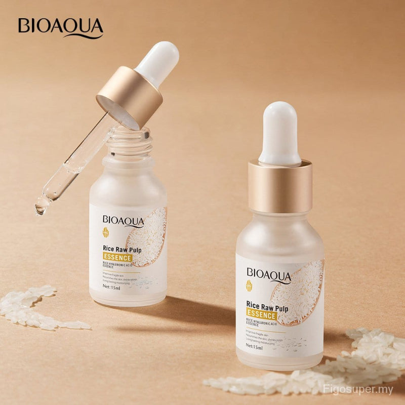 Bioaqua Hyaluronic Acid & Rice Raw Pulp Essence Face Serum - 100ML