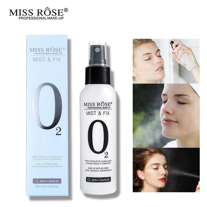 MISS ROSE O2 Mist & Fix Setting Spray 120ml