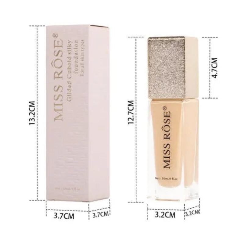Missrose Luxurious Gilded Cuboid Silky Foundation