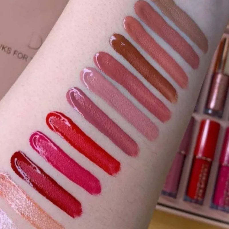 Mocallure - Creamy Matte Lip Gloss Set of 12