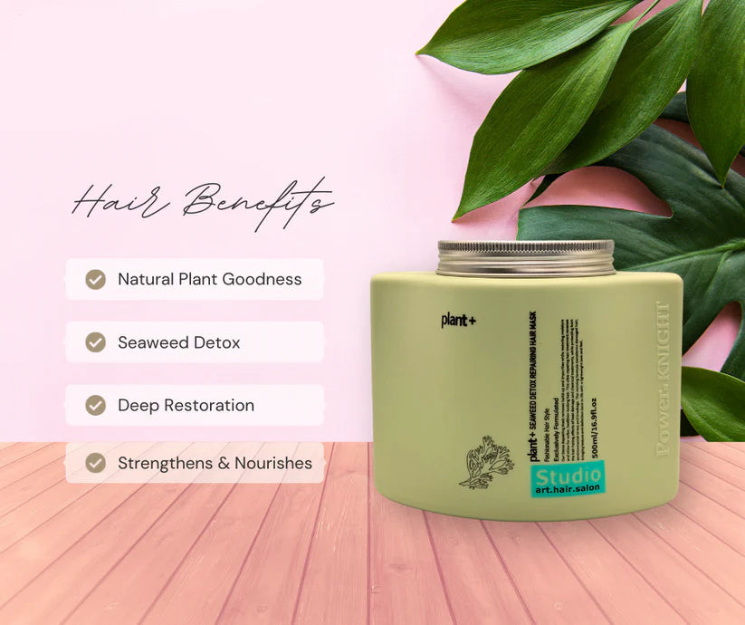 Plant+ Seaweed Detox Repairing Hair Mask 500ml