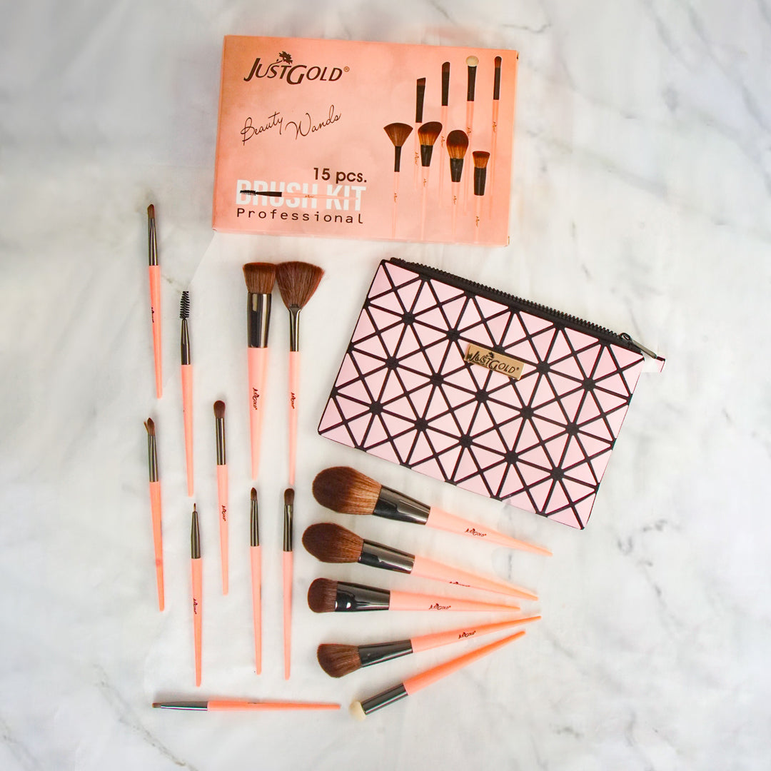 Just Gold Brushes Kit 15 pcs