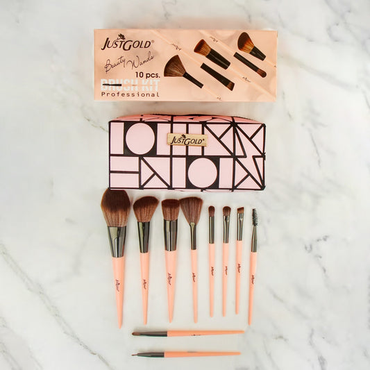Just Gold Brushes Kit 10 Pcs