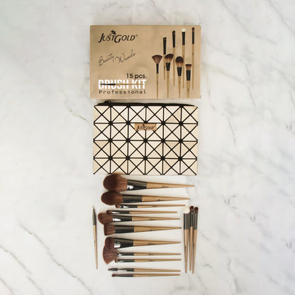 Just Gold Brushes Kit 15 pcs