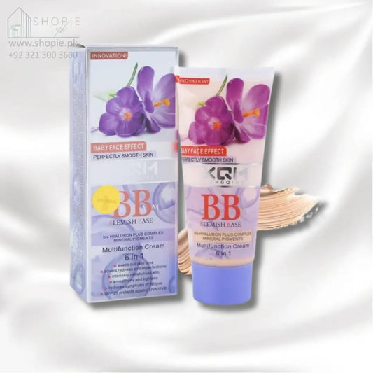 XQM BB Cream Blemish Base Multifunction 6 in 1 lavender