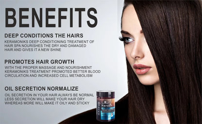 Keratin Moisturizing and Smooth Creamy Hair Mask 500ml