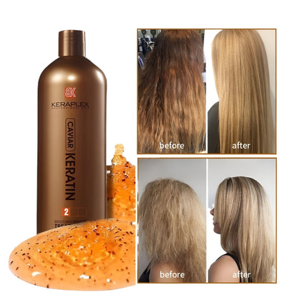 BK Keraplex Caviar Keratin Hair Straightening Rebonding Treatment (Step-2) 1000ml