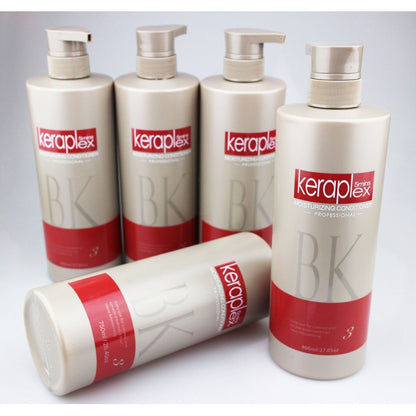BK Keraplex Caviar Brazilian Keratin Hair Straightening Treatment 3x800ml