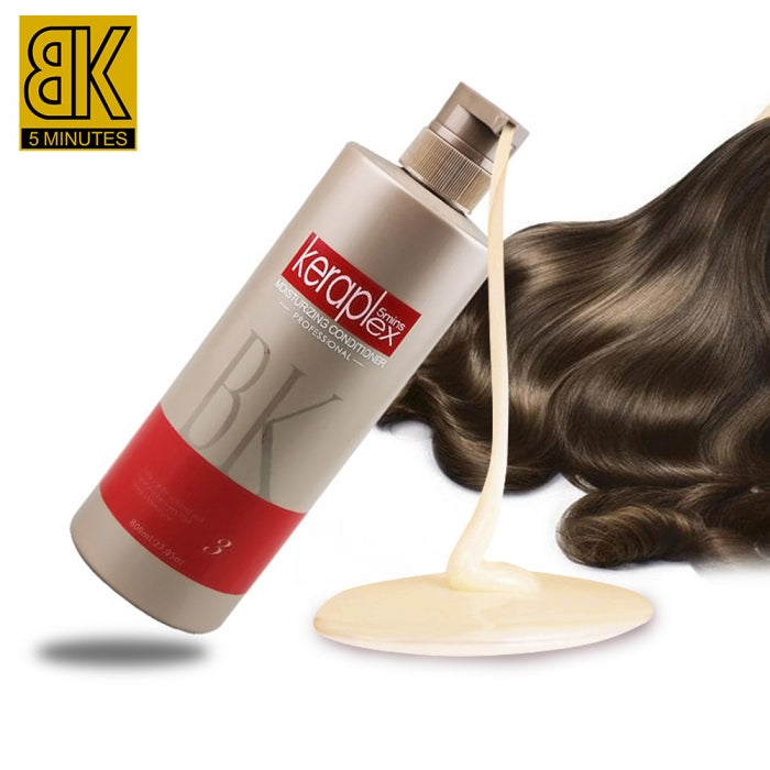 BK Keraplex Caviar Brazilian Keratin Hair Straightening Treatment 3x800ml
