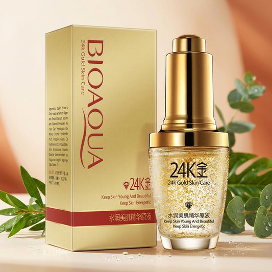 AI shoot - bioaqua-24k-gold-face-serum-with-hyaluronic-acid-collagen-30ml