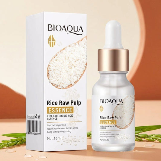AI shoot - bioaqua-hyaluronic-acid-rice-raw-pulp-essence-face-serum-100ml