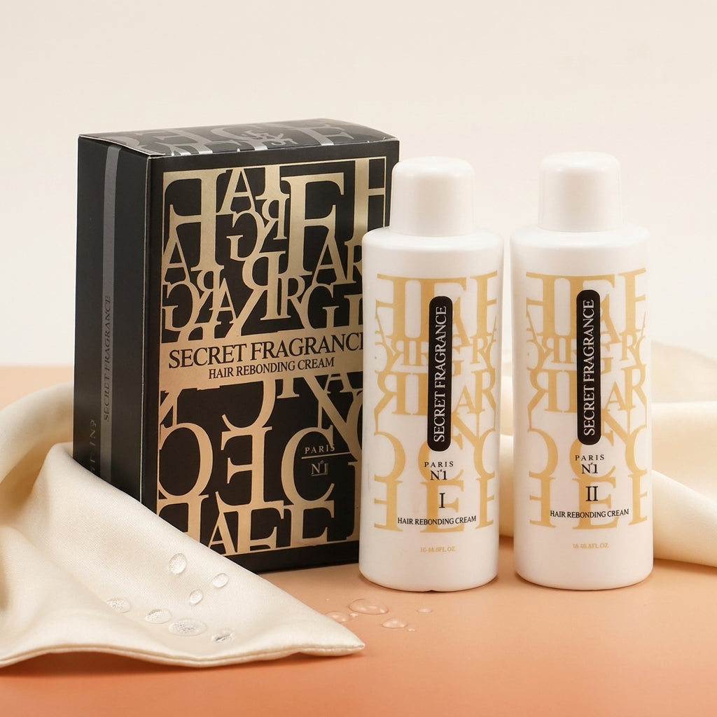 AI shoot - secret-fragrance-hair-rebonding-cream