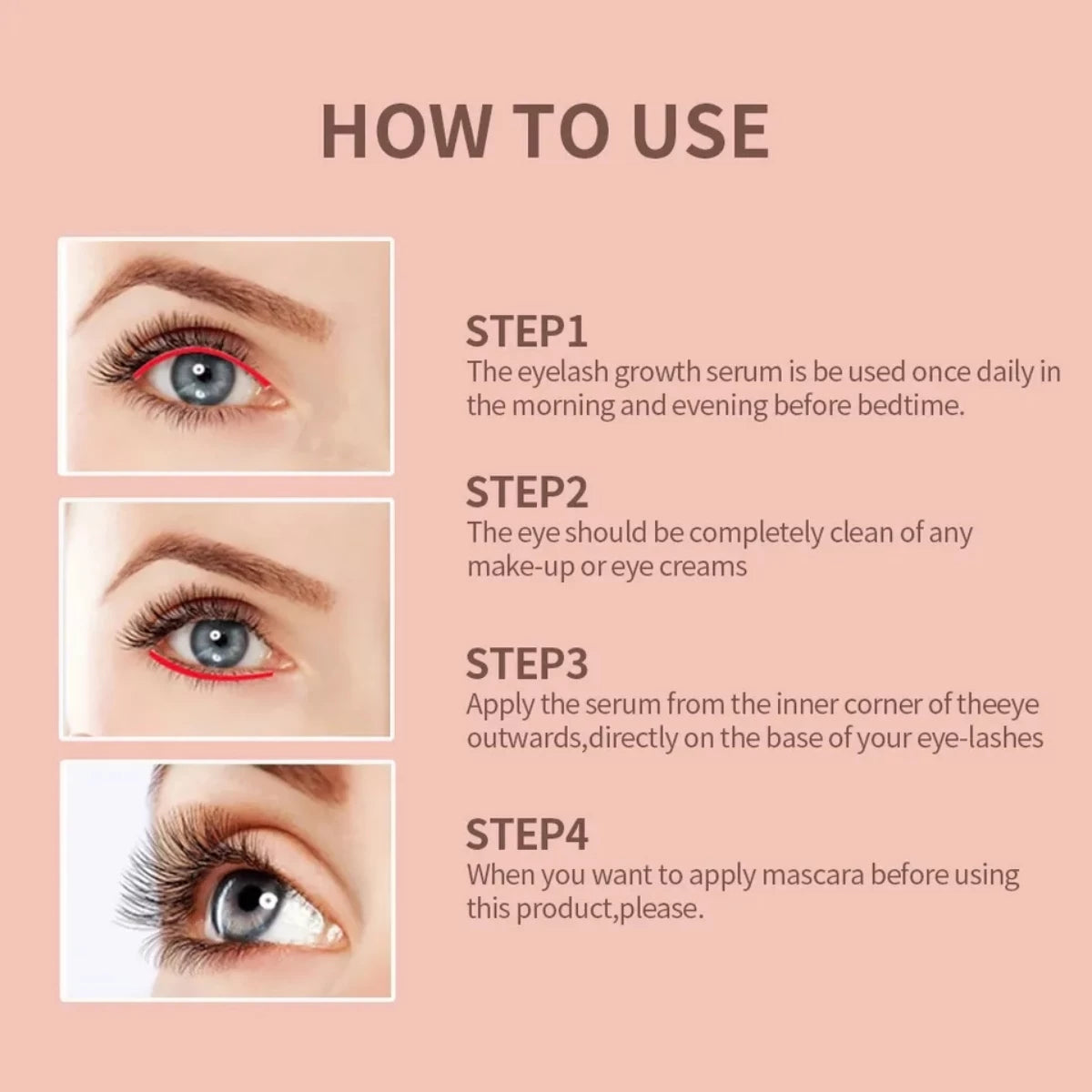 Bioaqua Nourishing Liquid Eyelash Growth Serum 7ml