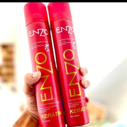 Enzo Keratin Long Lasting Hold Strong Hair Spray 420ml