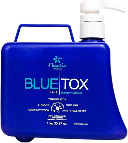 Floractive Blue Tox Hair Botox Taninoplastia Straightening Shine Hair 1kg