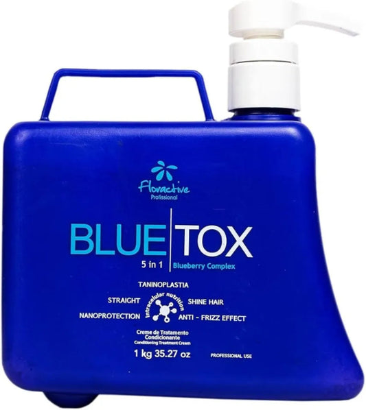 Floractive Blue Tox Hair Botox Taninoplastia Straightening Shine Hair 1kg