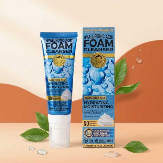 AI shoot - wokali-hyaluronic-acid-foam-cleanser