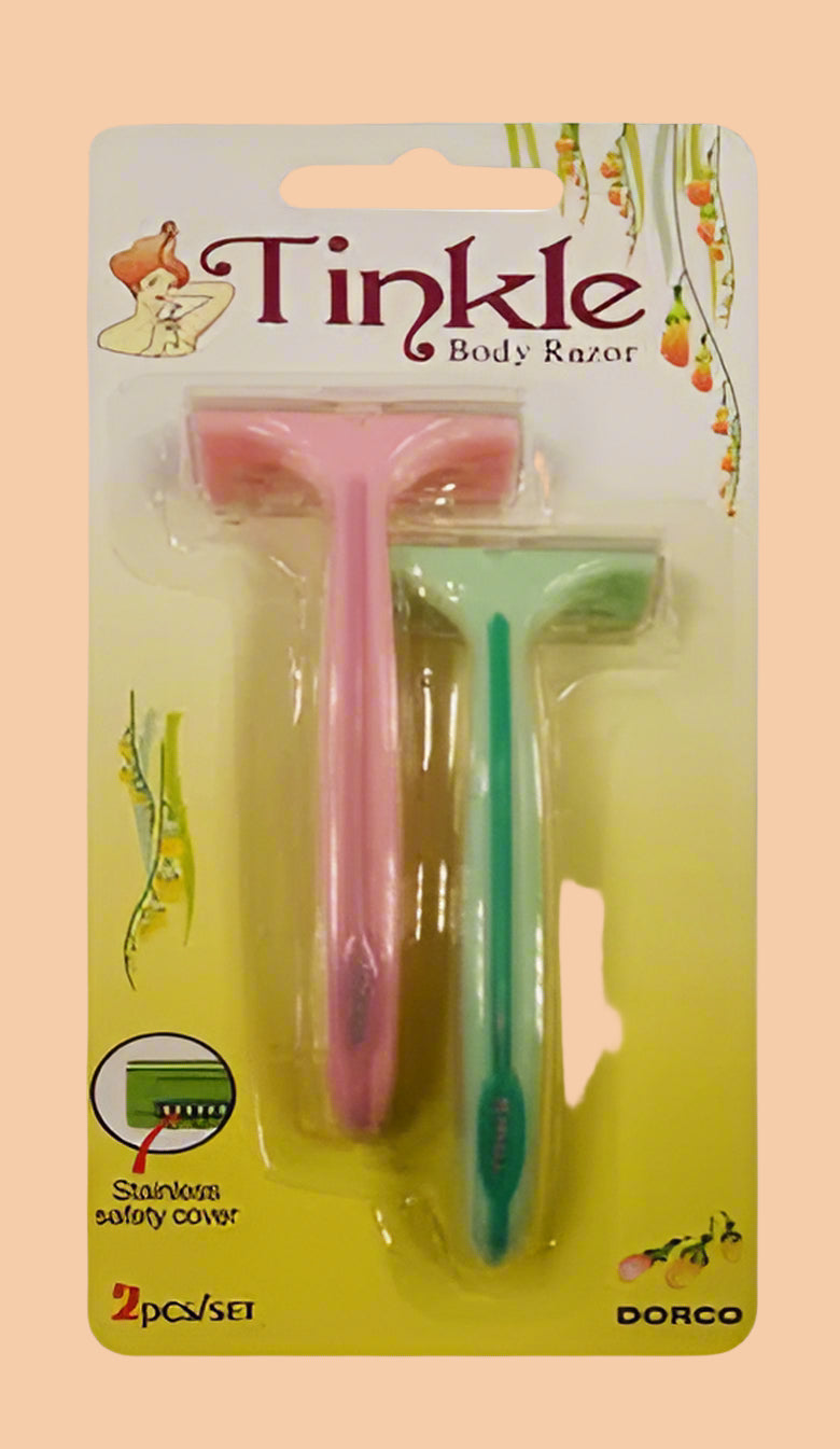 Pack of 2 Tinkle Body Razors Set For Women