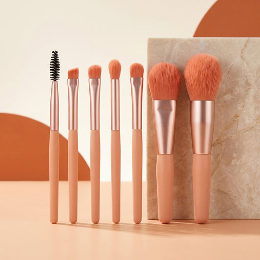 AI shoot - professional-makeup-brushes-set-portable-makeup-brushes-8-pieces-makeup-brush-set-with-eyeshadow-eyebrow-powder-cosmetic-bag-foundation-brush-set-mini-size