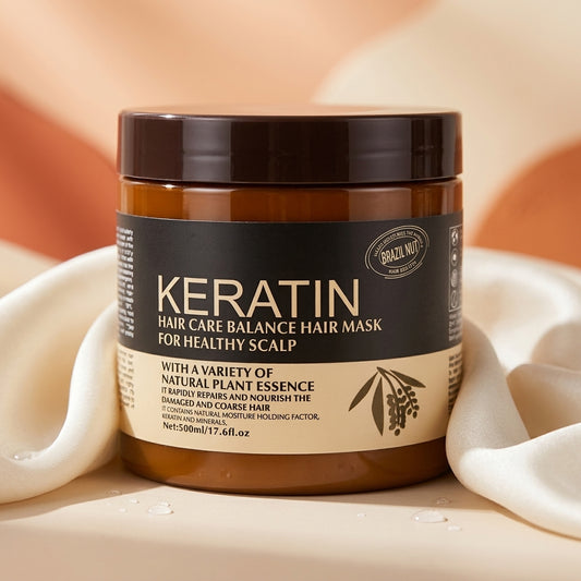 AI shoot - keratin-hair-care-balance-hair-mask-treatment-for-healthy-scalp-500-ml