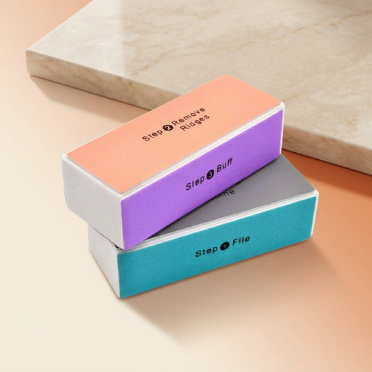 AI shoot - colorful-4-way-nail-buffer-block-shine-polisher-manicure-sanding-files