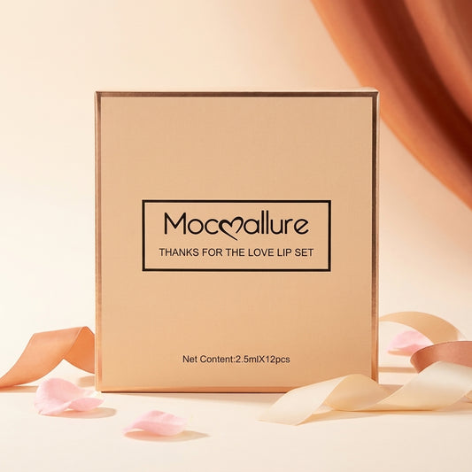 AI shoot - mocallure-creamy-matte-lip-gloss-set-of-12