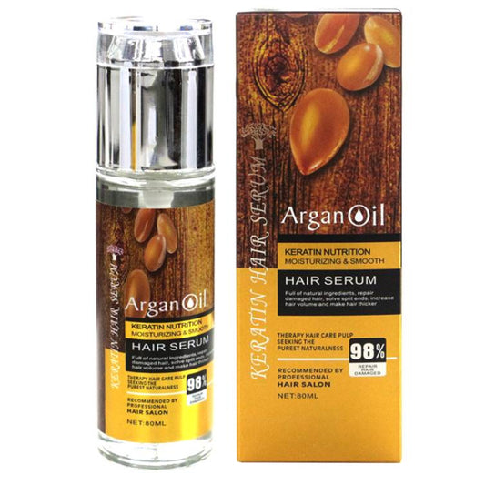 Keratin Argan Oil Sulfate Free Nutrition Hair Serum 80ml