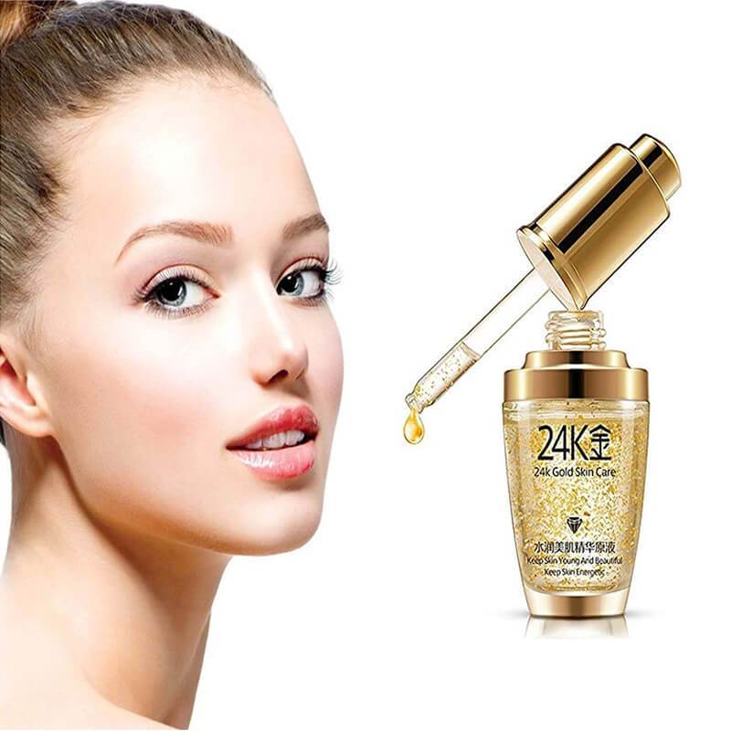 Bioaqua 24k Gold Face Serum with Hyaluronic Acid & Collagen 30ml