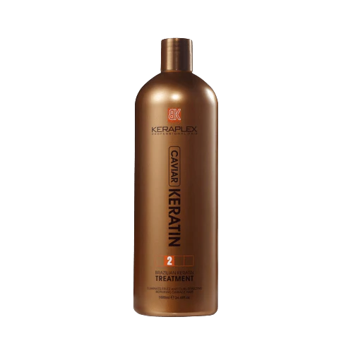 BK Keraplex Caviar Keratin Hair Straightening Rebonding Treatment (Step-2) 1000ml