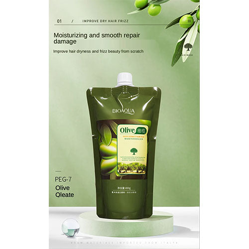 BIOAQUA Olive Hair Mask for Damage Hair & Moisturizing 400g