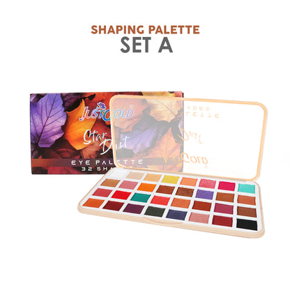 Just Gold Star Dust Eye Palette 32 Shades