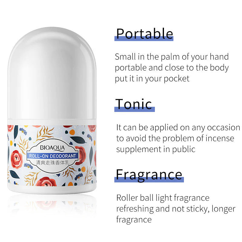 BIOAQUA Roll-On Deodorant Ball Antiperspirants Underarm Deodorant 30g