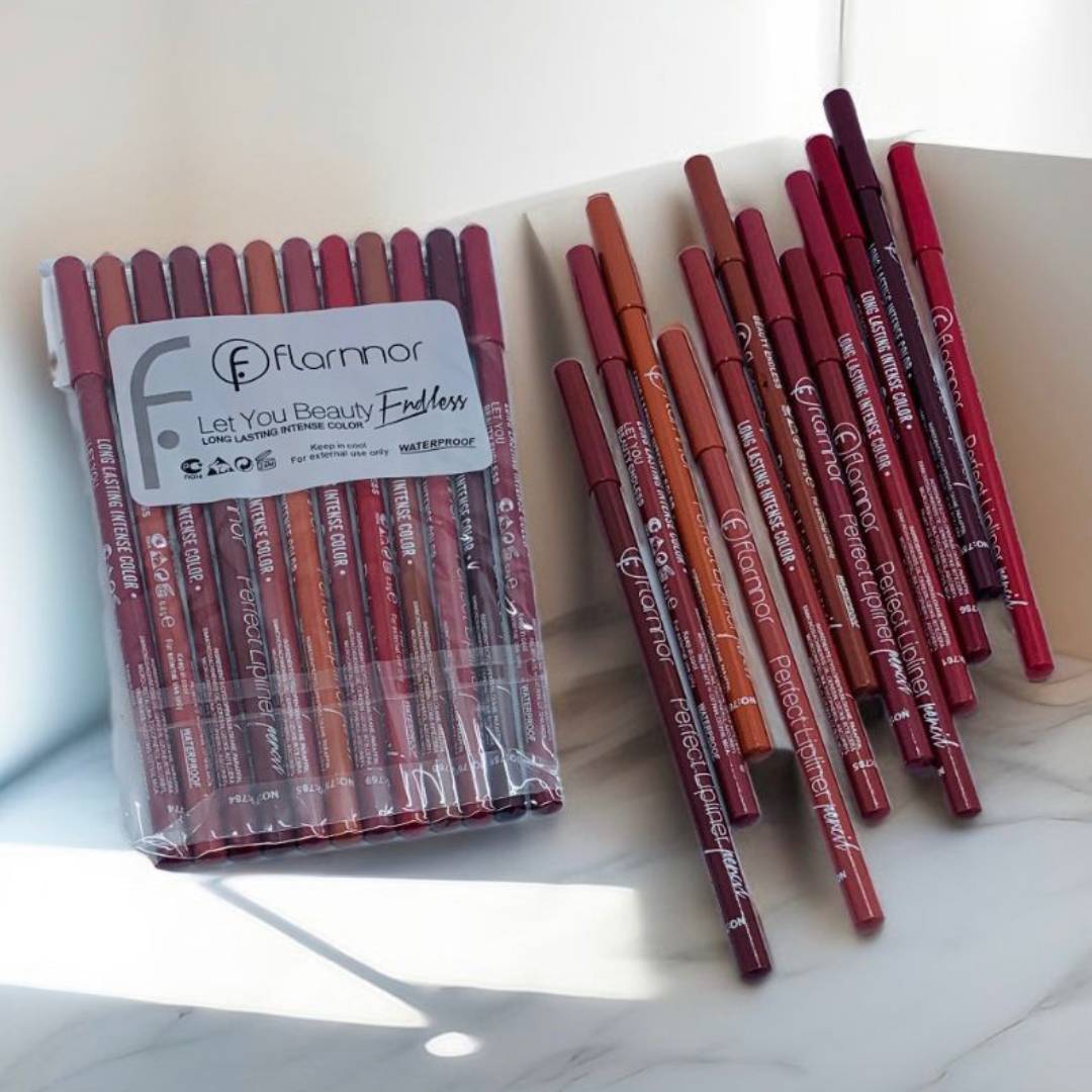 Flormar Matter Lip Liner Pencil (pack of 12)