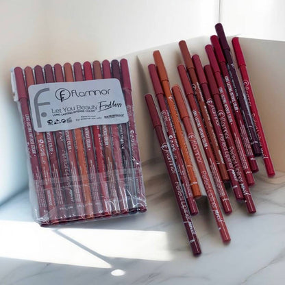 Flormar Matter Lip Liner Pencil (pack of 12)