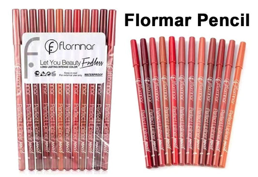 Flormar Matter Lip Liner Pencil (pack of 12)