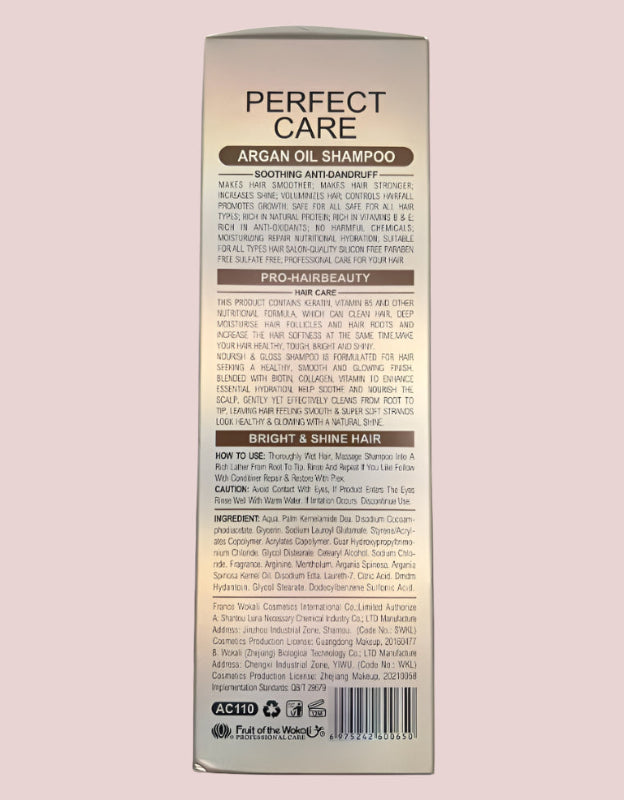 Wokali Perfect Care Argan Oil Shampoo 520ml