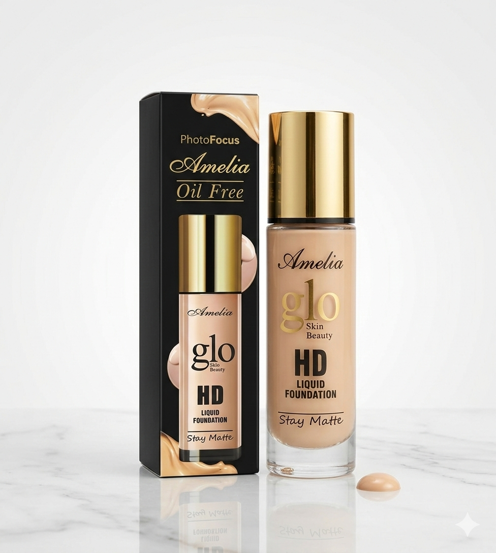 Amelia Glo Beauty HD Liquid Foundation