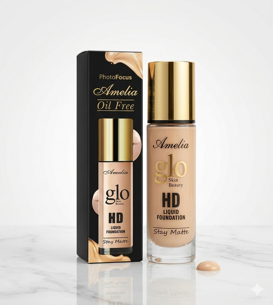 Amelia Glo Beauty HD Liquid Foundation