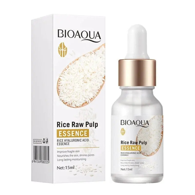 Bioaqua Hyaluronic Acid & Rice Raw Pulp Essence Face Serum - 100ML