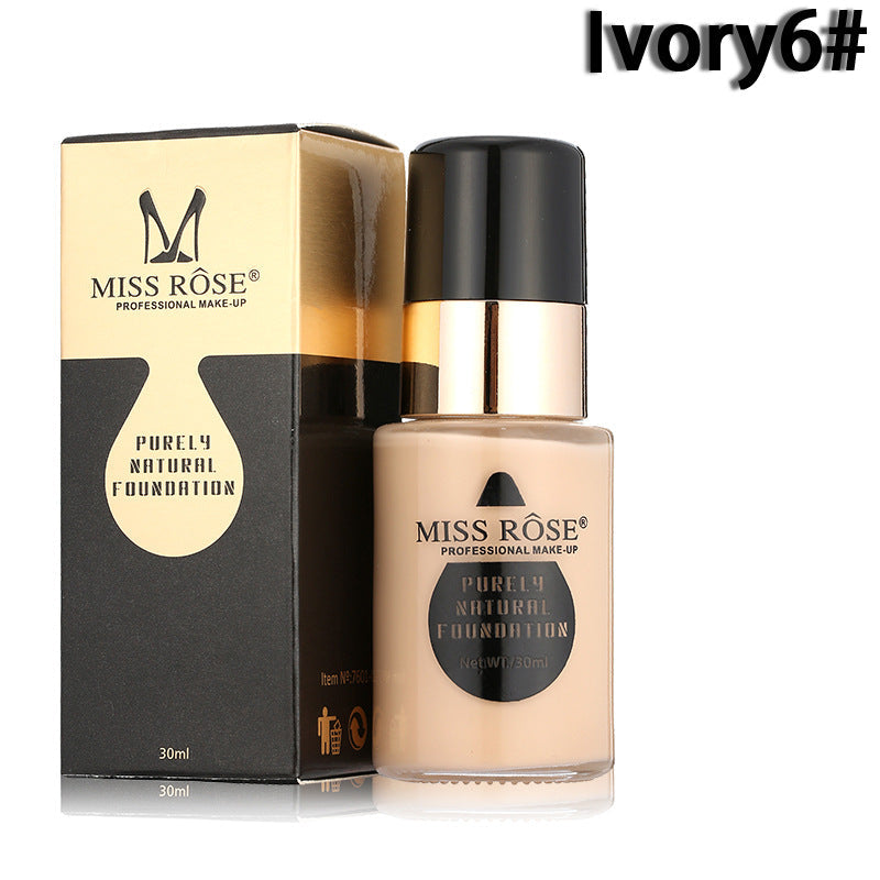 Miss Rose Purely Natural Foundation 30ml