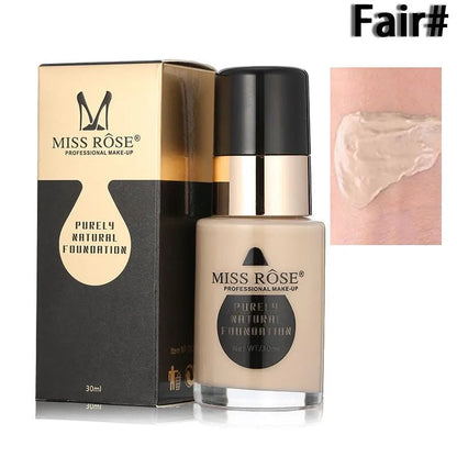 Miss Rose Purely Natural Foundation 30ml