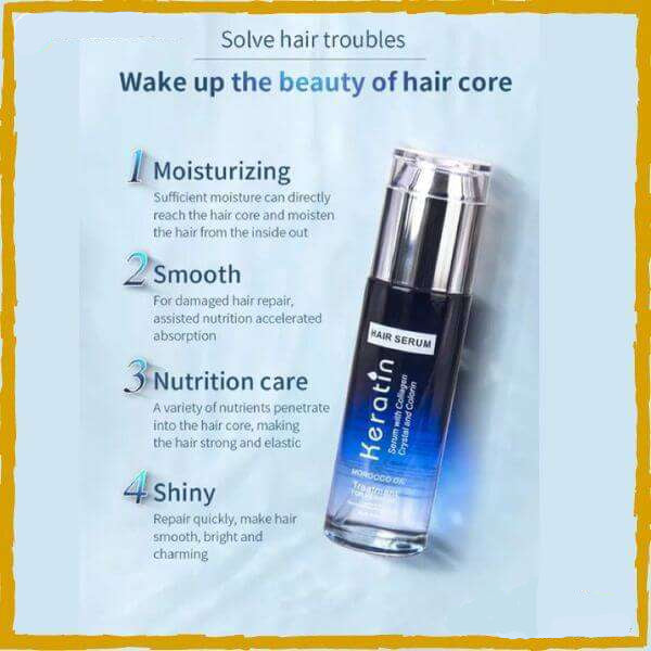 Keratin Nutrition Moisturizing and Smooth Hair Serum