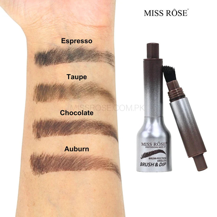 Miss Rose Brow Fection Angled Brush & Dip Eyebrow Gel