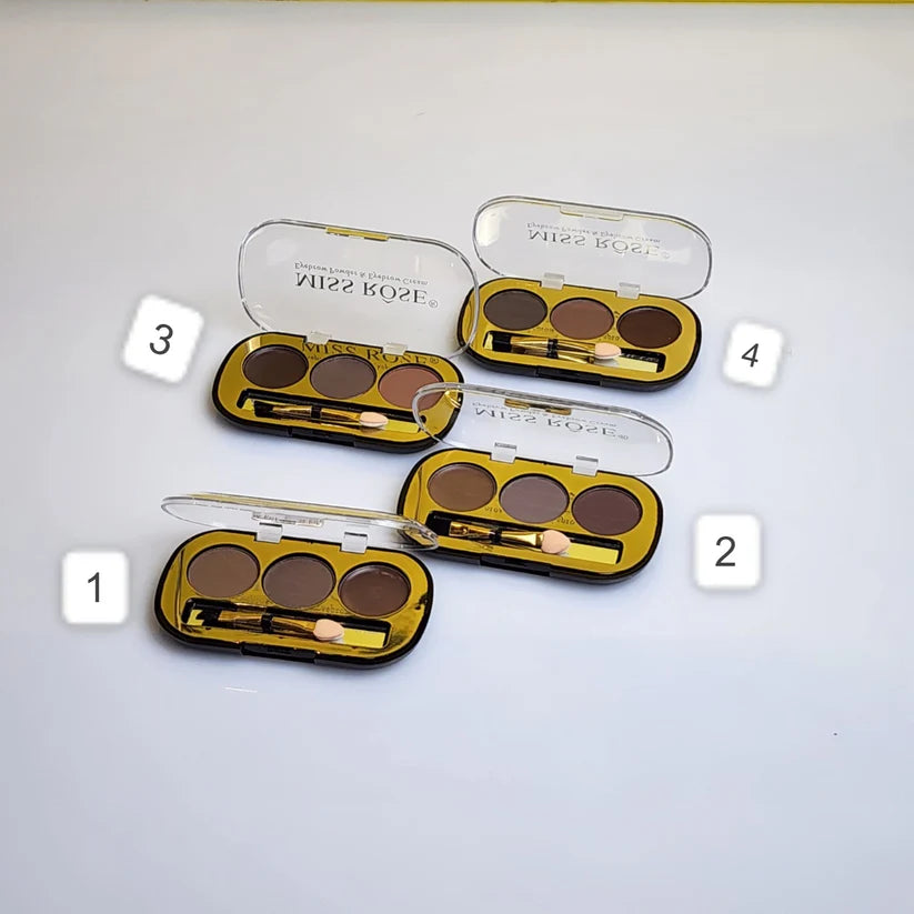 Miss Rose 3 Colors Eyebrow Powder