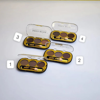 Miss Rose 3 Colors Eyebrow Powder