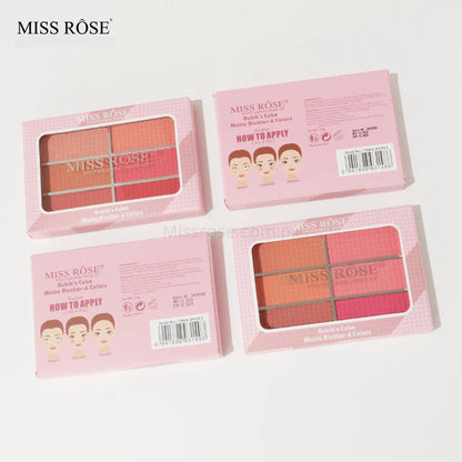 Miss Rose Rubik's Cube Matte Blusher – 6 Colors