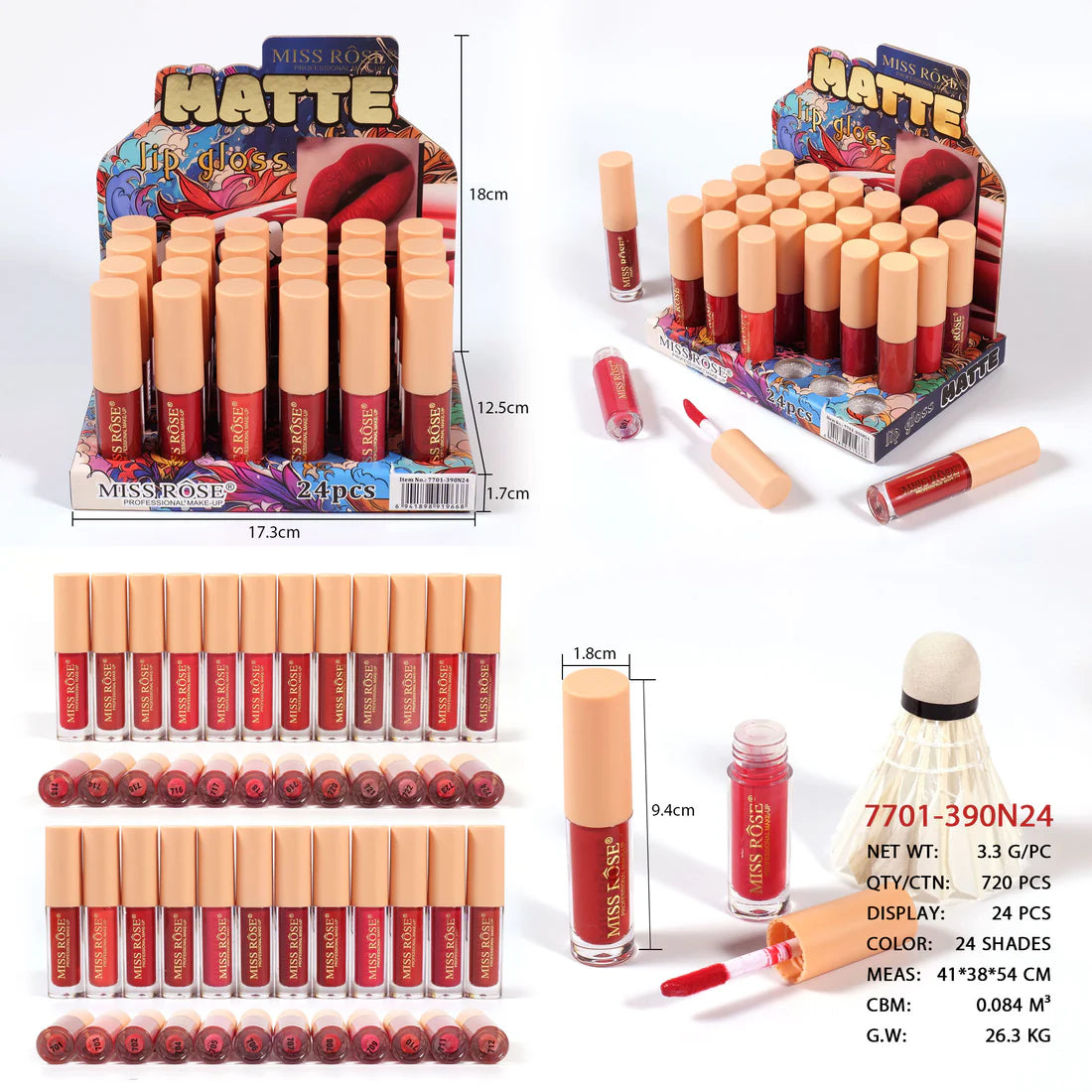 Missrose Matte Luxe Lip Gloss