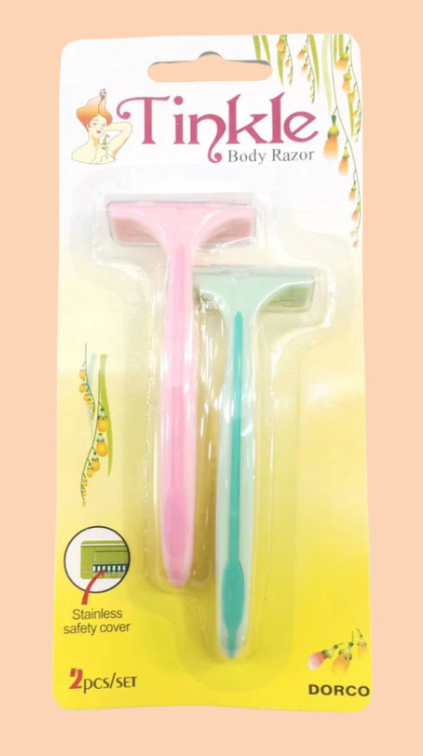 Pack of 2 Tinkle Body Razors Set For Women