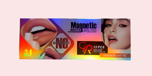 Romantic Matte Magnetic Matte Lip Gloss Pack of 12