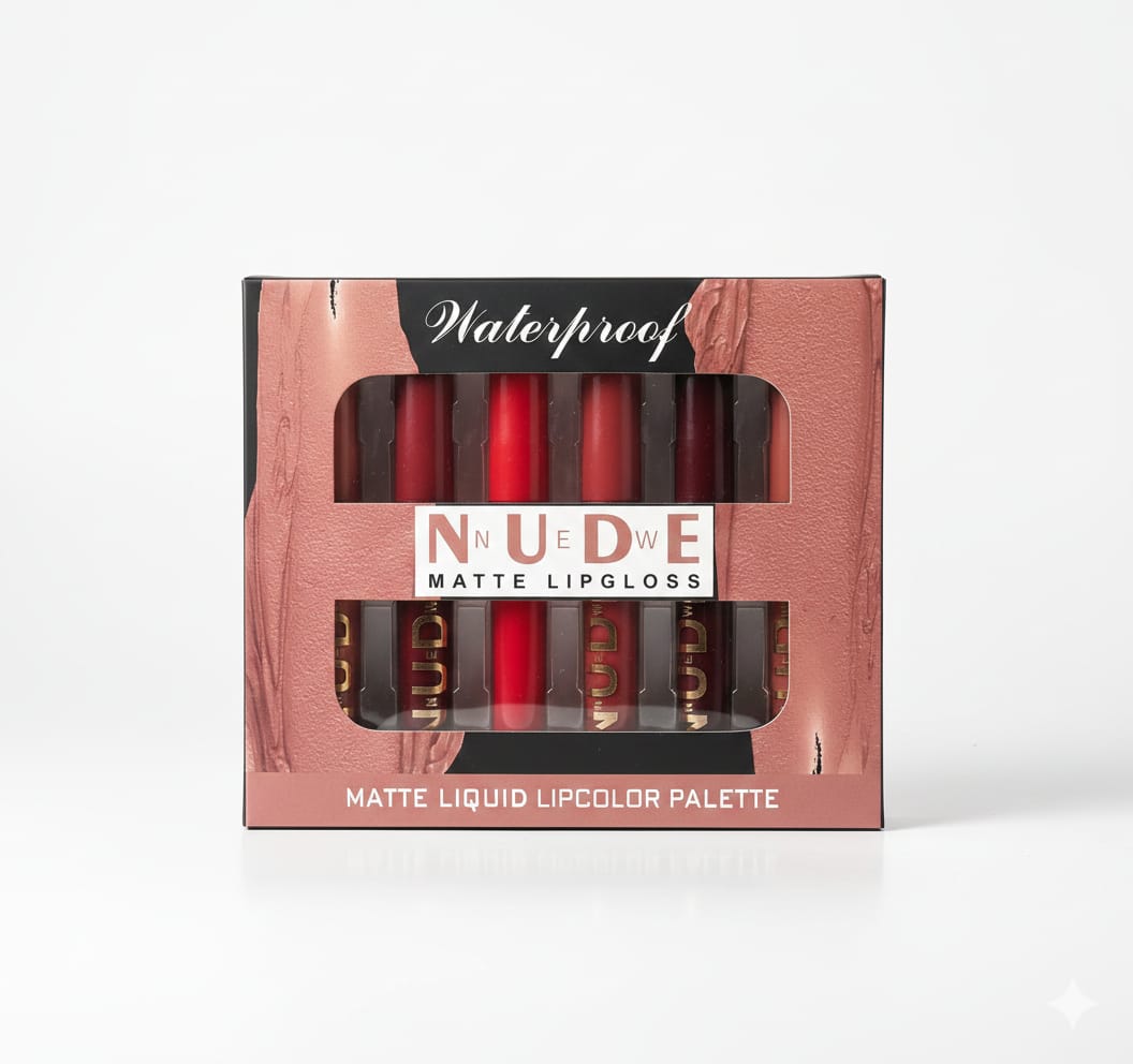 Matte Lip gloss Pack of 6